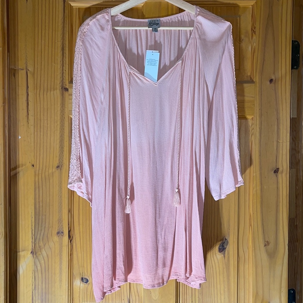 *NEW* COMO Vintage Tunic, Size: 2X, Color: Peach